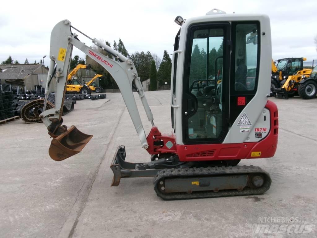 Takeuchi TB 216 Mini rýpadla < 7t