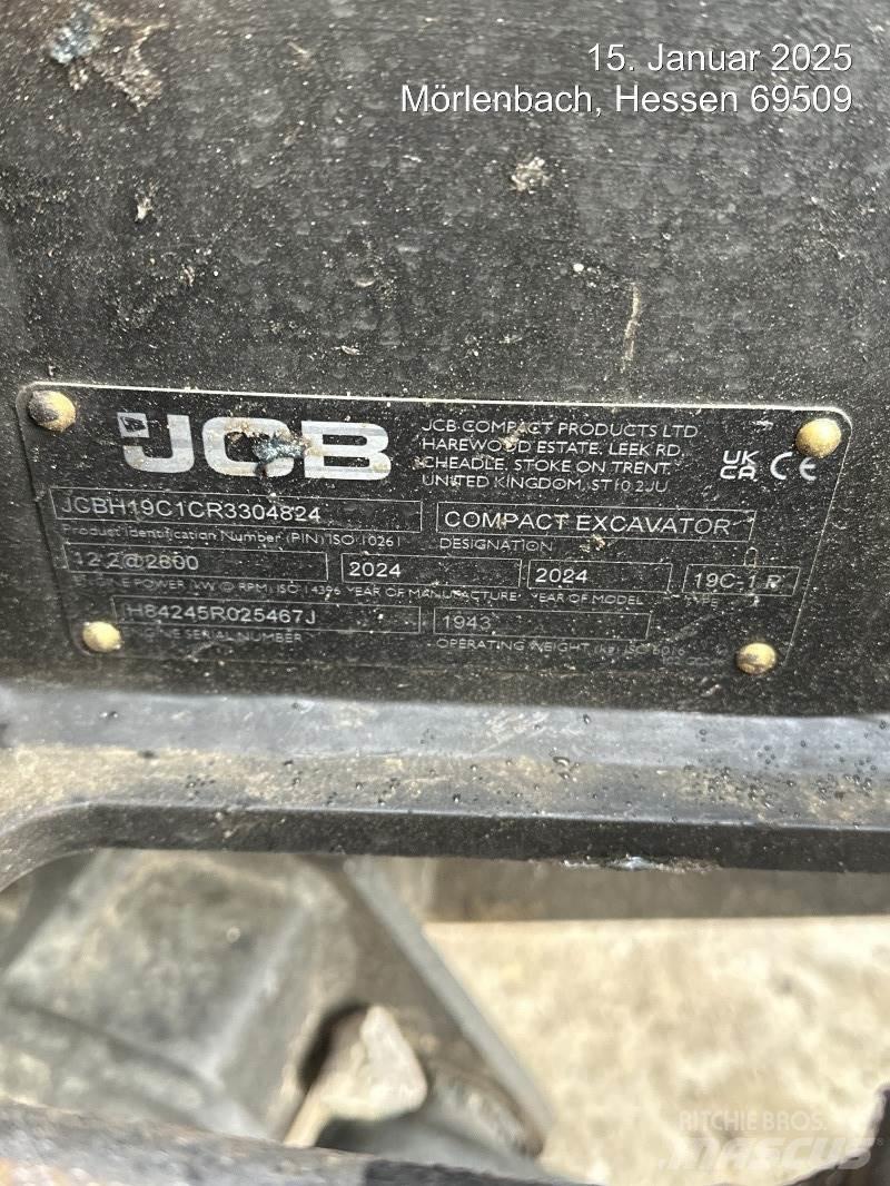 JCB 19C-1 Mini rýpadla < 7t