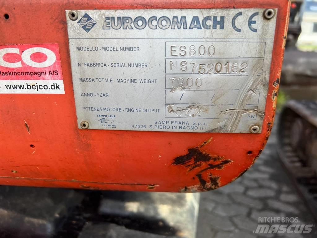 Eurocomach es800 Midi rýpadla 7t - 12t