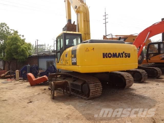 Komatsu PC 200-7 Pásová rýpadla