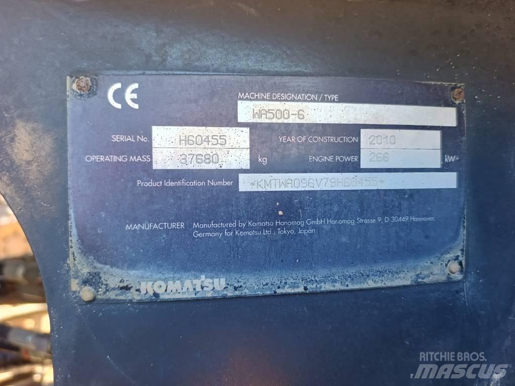 Komatsu WA500-6 Kolové nakladače