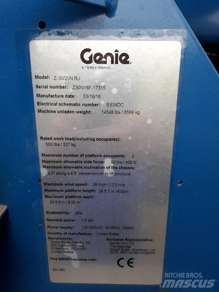 Genie Z 30/20 N RJ Kloubové plošiny