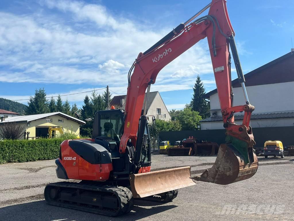 Kubota KX080 Midi rýpadla 7t - 12t