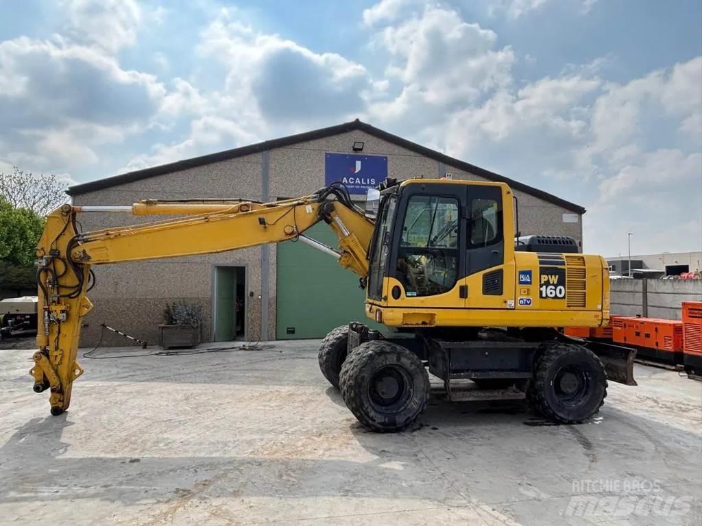 Komatsu PW160-8 Kolová rýpadla