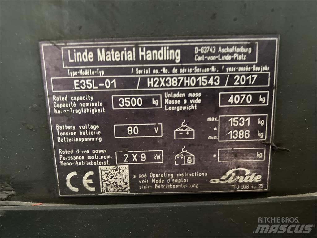 Linde E35L-01 Akumulátorové vozíky