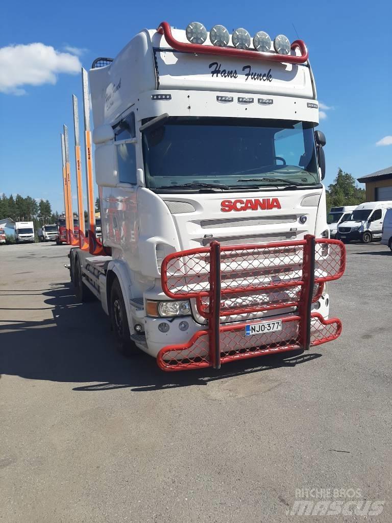 Scania R 560 Vozy na přepravu kmenů