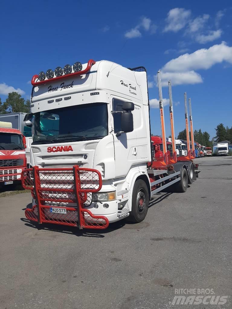 Scania R 560 Vozy na přepravu kmenů
