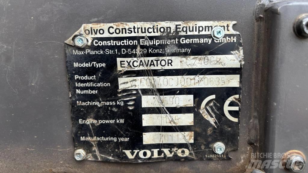 Volvo EC 240 C L Pásová rýpadla