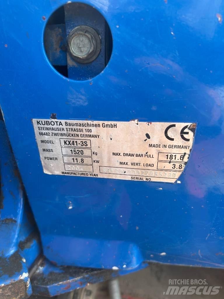Kubota KX 41-3 S Mini rýpadla < 7t