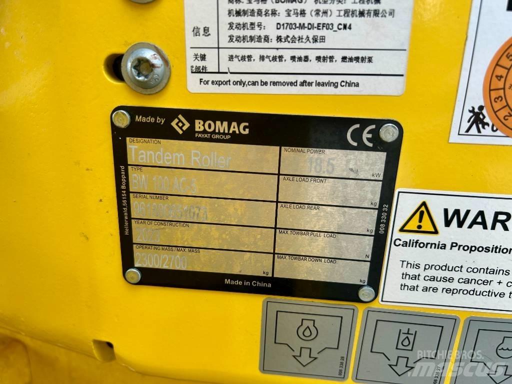 Bomag BW 100 AC-5 Tandemové válce