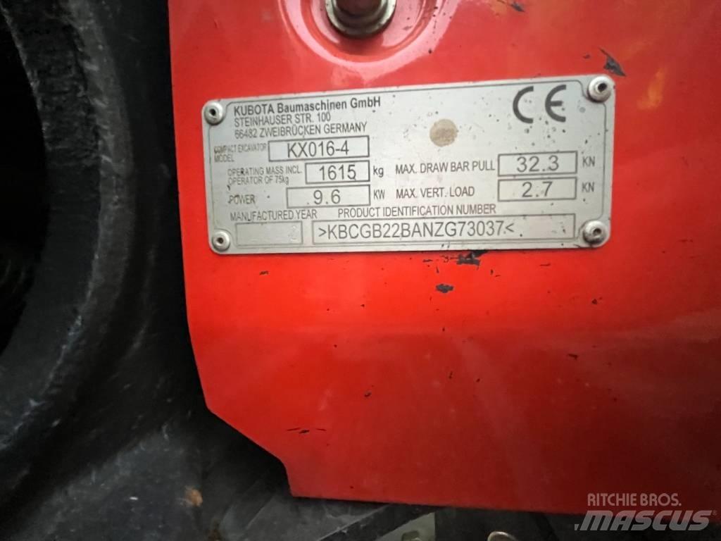 Kubota KX 16-4 Mini rýpadla < 7t