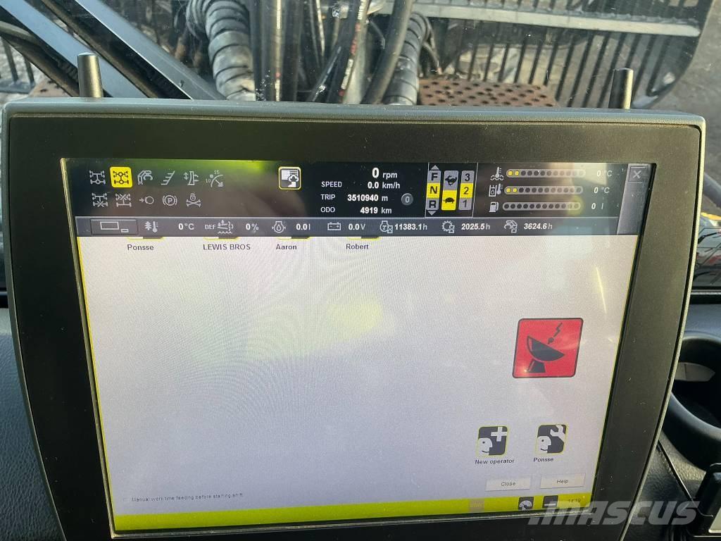 Ponsse Wisent 8W Vyvážecí traktory