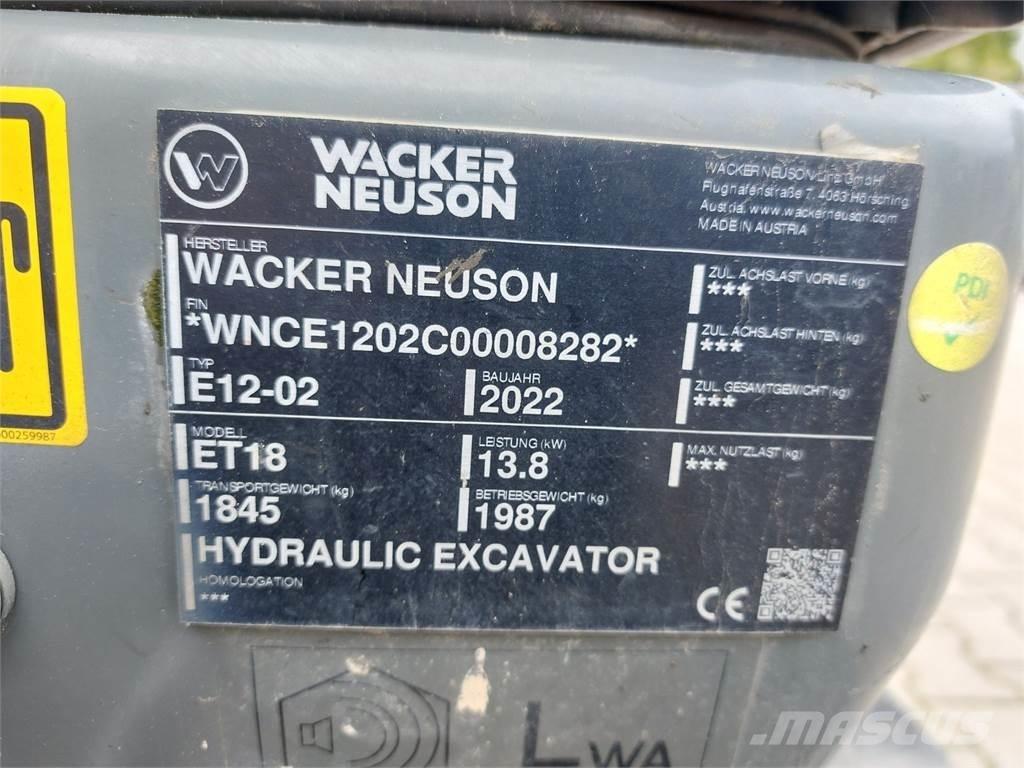 Wacker Neuson ET18 Pásová rýpadla
