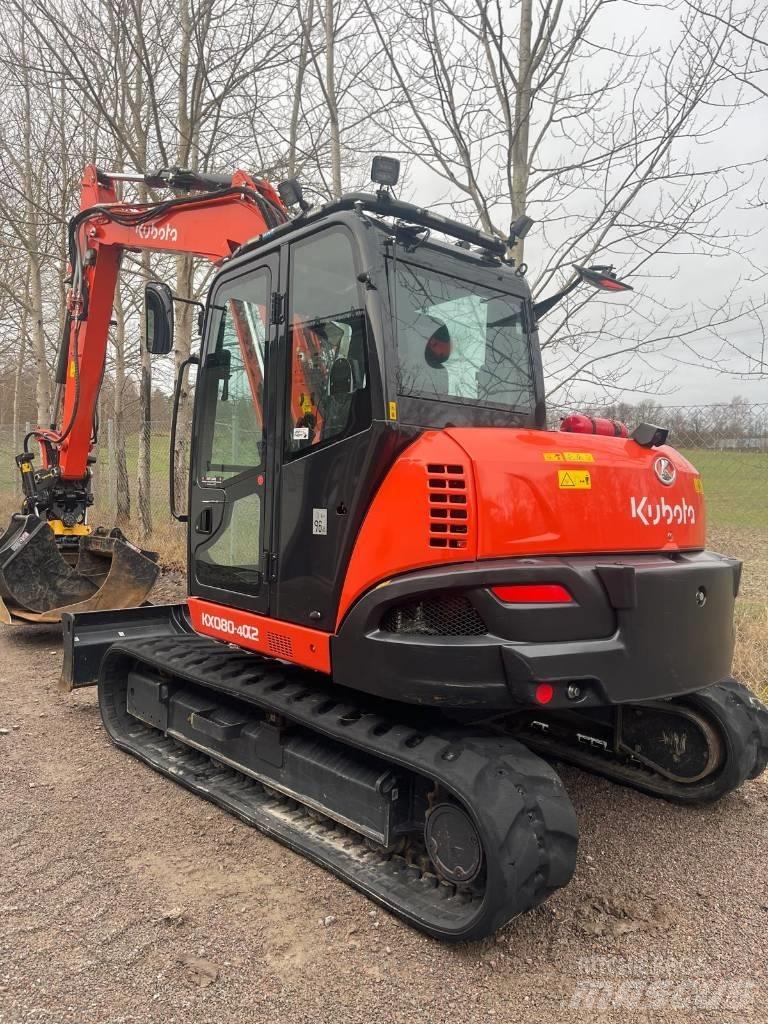 Kubota KX 080-4 Midi rýpadla 7t - 12t