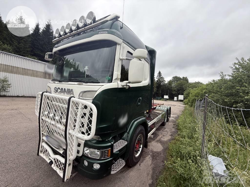 Scania R 520 LB Hákový nosič kontejnerů