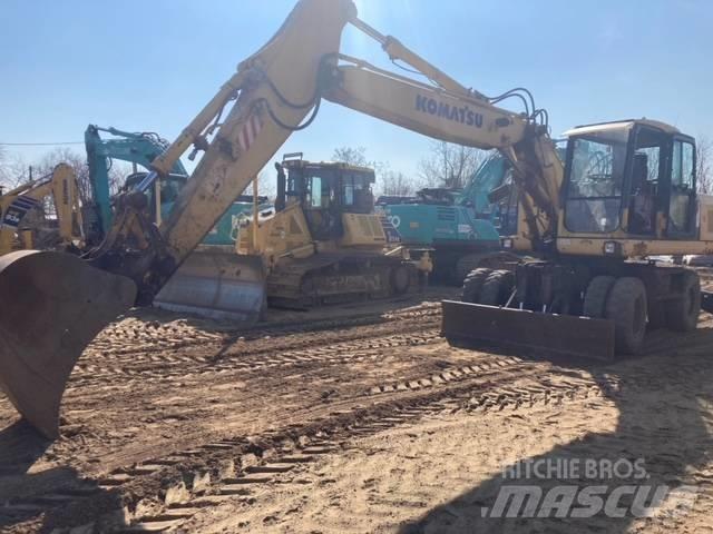 Komatsu PW 180-7K Kolová rýpadla
