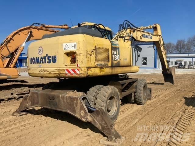 Komatsu PW 180-7K Kolová rýpadla