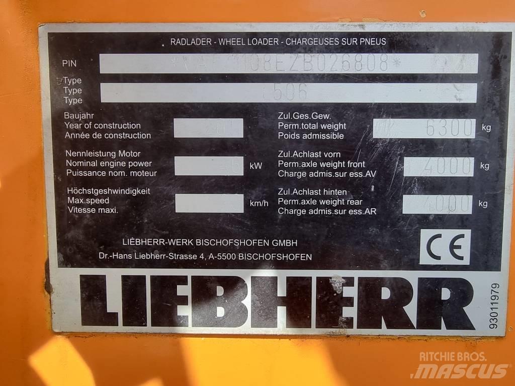 Liebherr L 506 Kolové nakladače