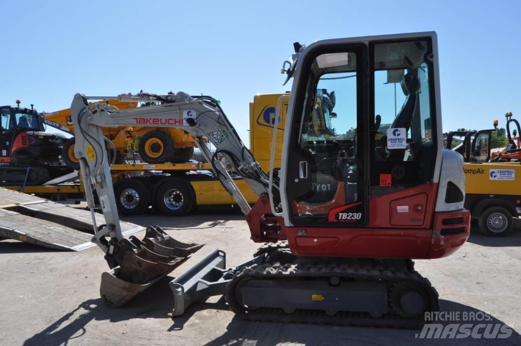 Takeuchi TB 230 Mini rýpadla < 7t