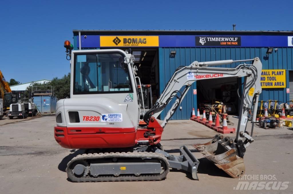 Takeuchi TB 230 Mini rýpadla < 7t