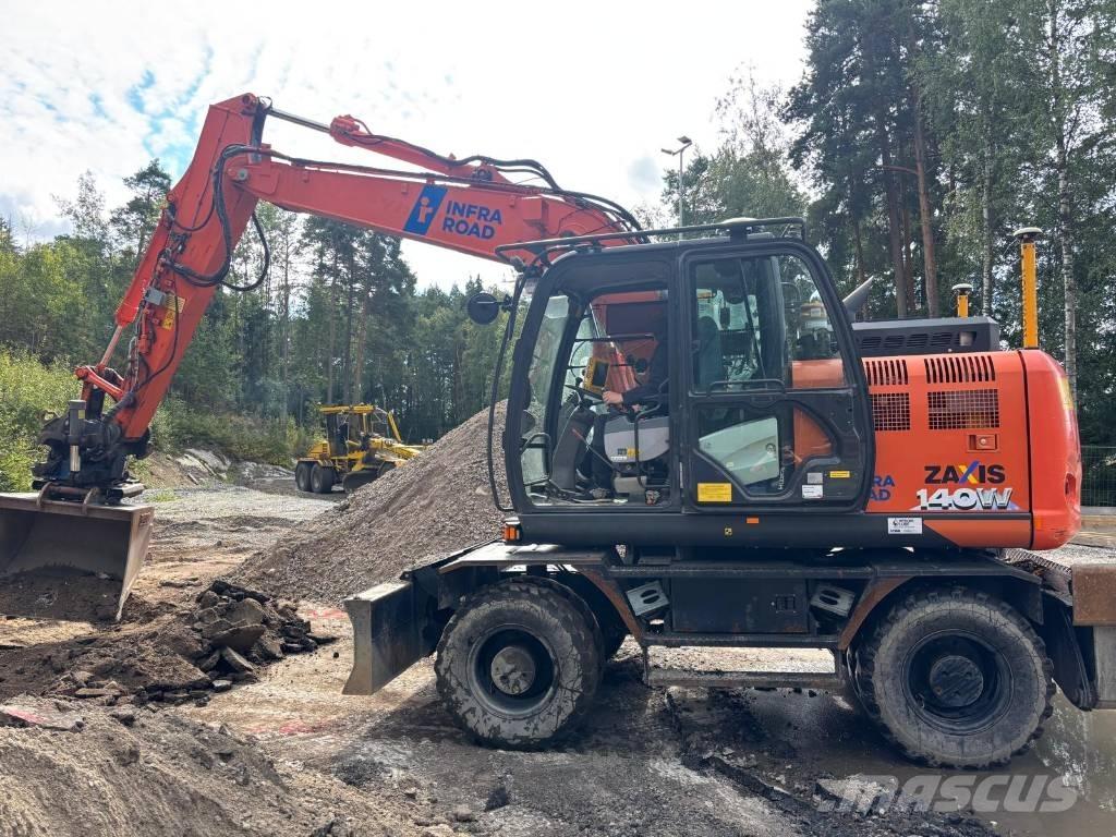 Hitachi ZX 140 W-6 Kolová rýpadla