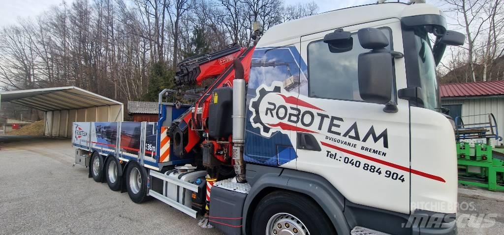 Scania G 490 Autojeřáby, hydraulické ruky