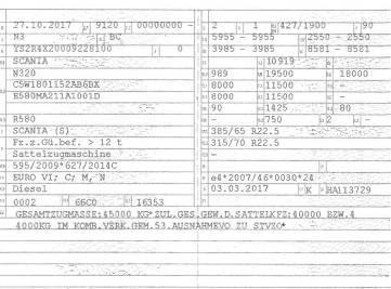 Scania R 580 Tahače