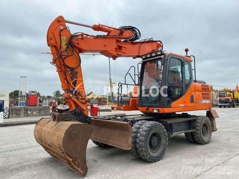 Doosan DX160W Kolová rýpadla
