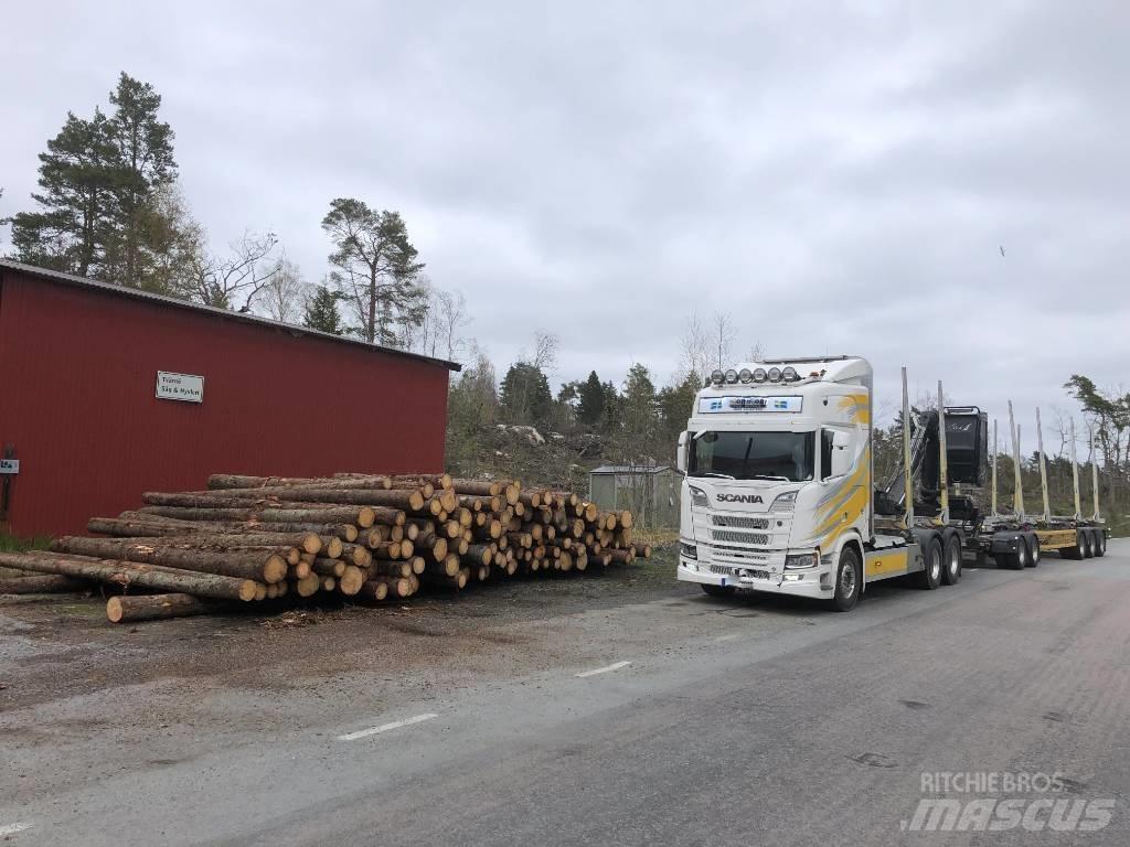 Scania R 650 Vozy na přepravu kmenů