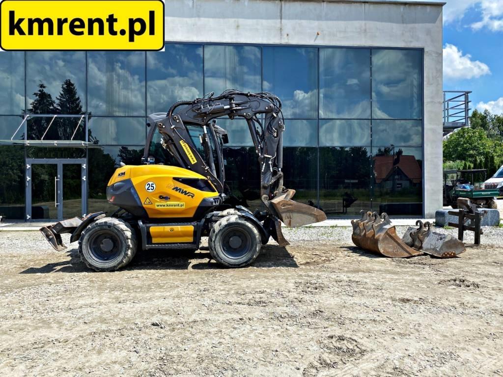 Mecalac 9 MWR. Kolová rýpadla