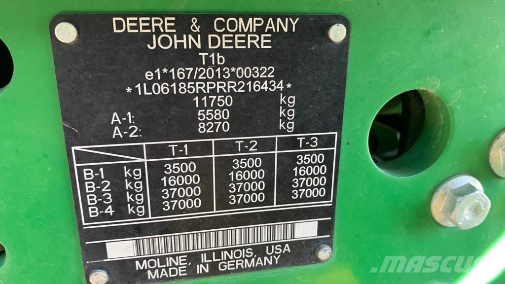 John Deere 6R185 Traktory