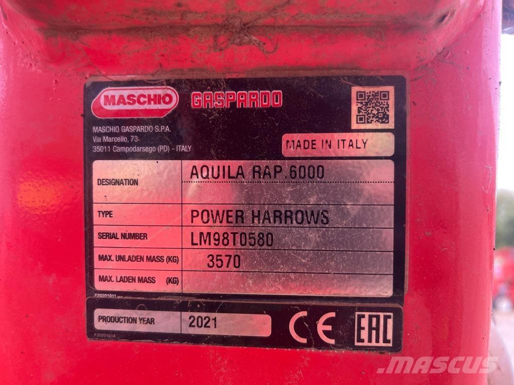 Maschio AQUILA 6M Rotační brány a půdní frézy