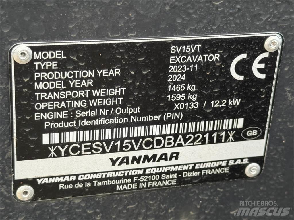 Yanmar SV15VT Midi rýpadla 7t - 12t
