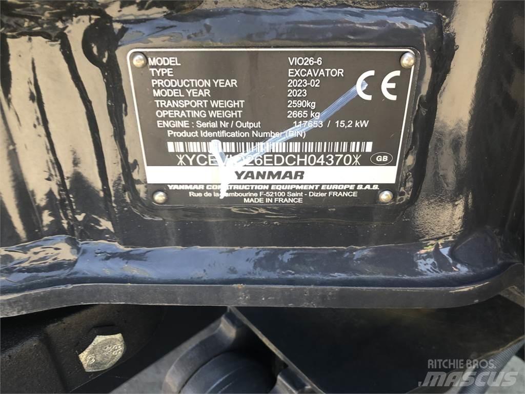 Yanmar VIO26-6 Midi rýpadla 7t - 12t