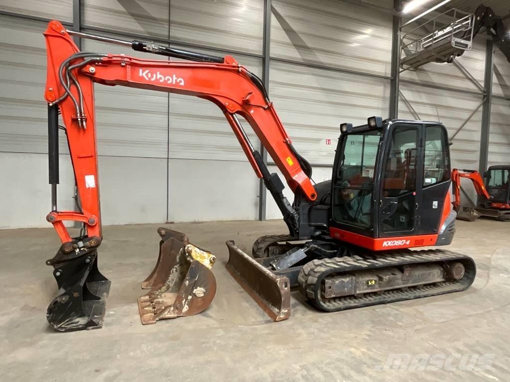 Kubota KX 080-4 Midi rýpadla 7t - 12t