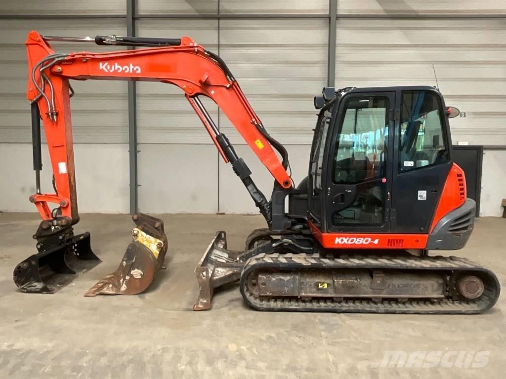Kubota KX 080-4 Midi rýpadla 7t - 12t