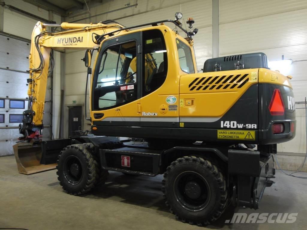 Hyundai R 140 W-9A Kolová rýpadla