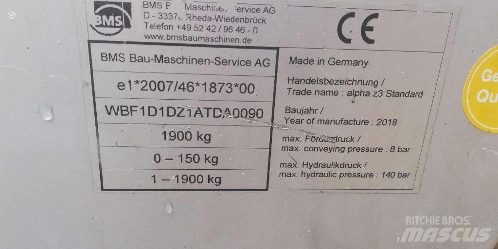 BMS ALPHA Z3 Čerpadla na potěry