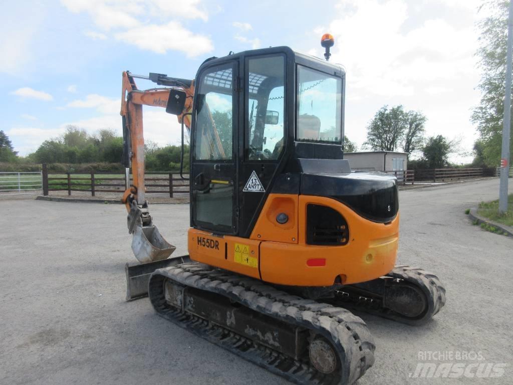 Hanix H 55 DR Mini rýpadla < 7t
