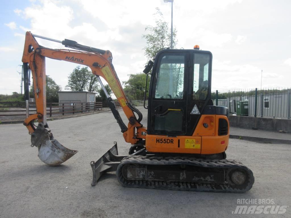 Hanix H 55 DR Mini rýpadla < 7t