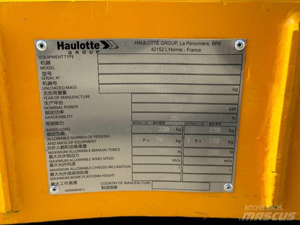 Haulotte OPTIMUM 8 Nůžková zvedací plošina