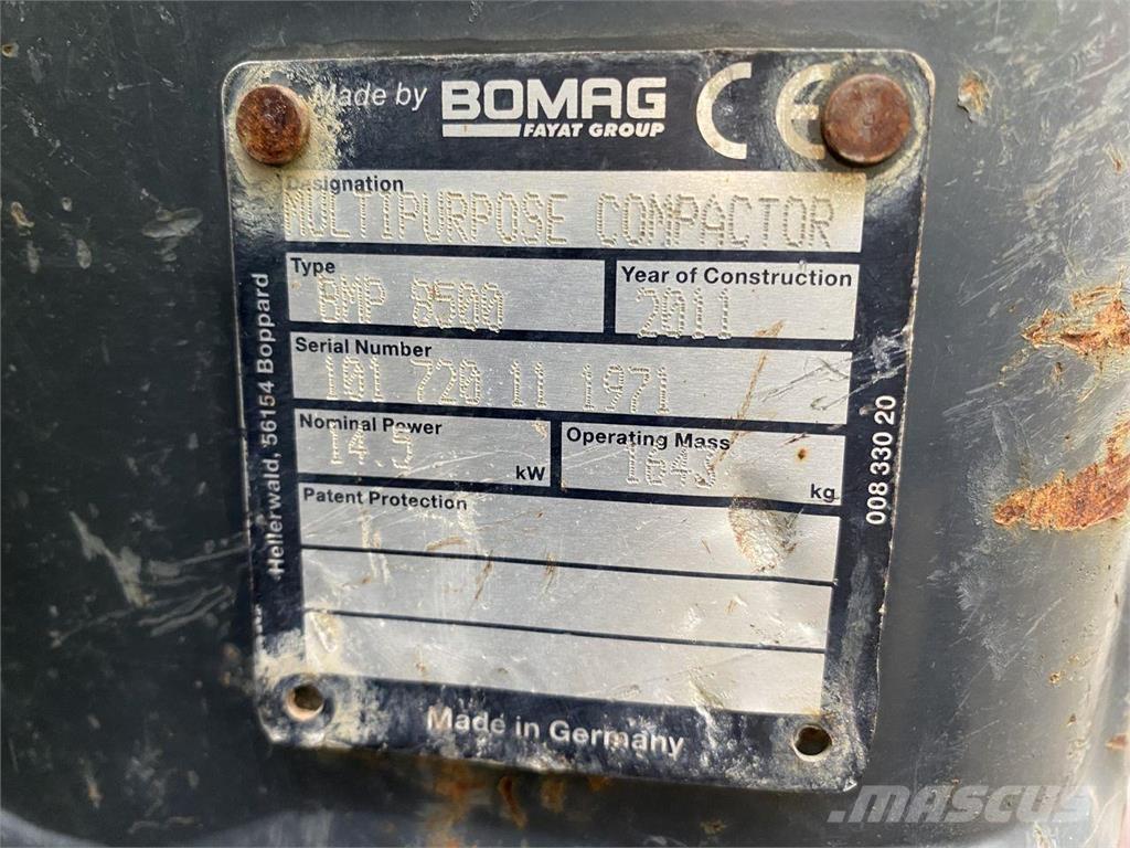 Bomag BMP 8500 Válce
