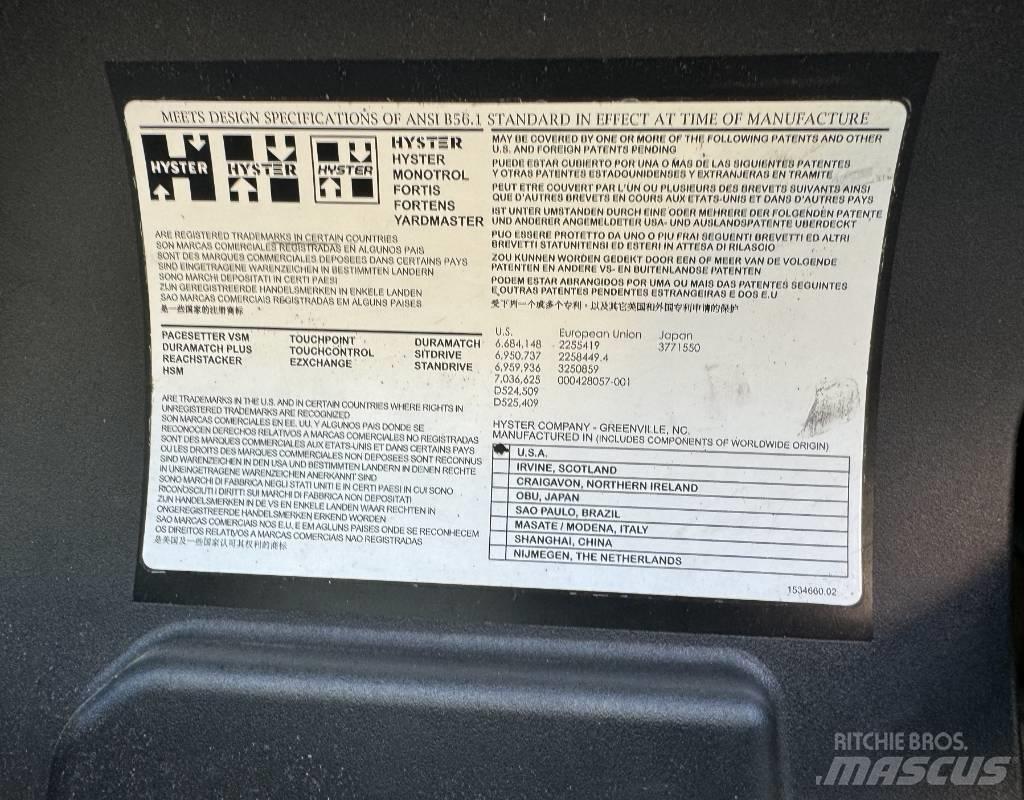 Hyster H6.0FT Dieselové vozíky