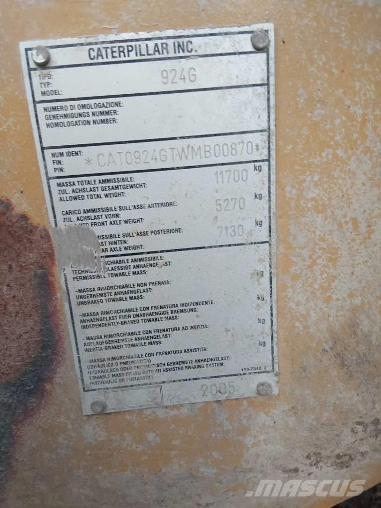 CAT 924 G Kolové nakladače
