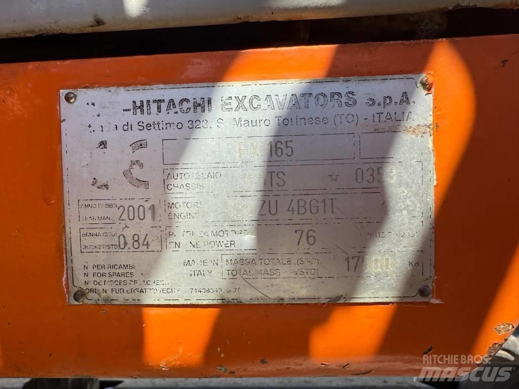 Fiat Hitachi EX 165 Pásová rýpadla