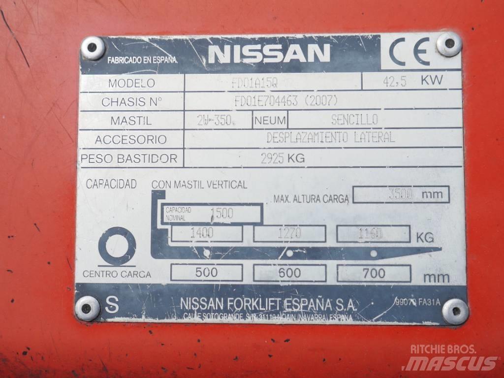 Nissan FD01 A 15 Q Dieselové vozíky