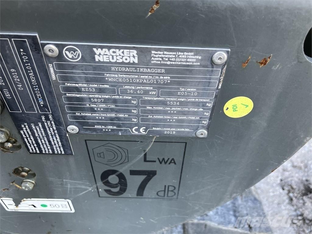 Wacker Neuson EZ 53 Mini rýpadla < 7t