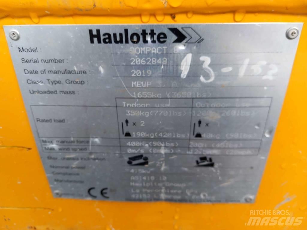 Haulotte Compact 8 Nůžková zvedací plošina