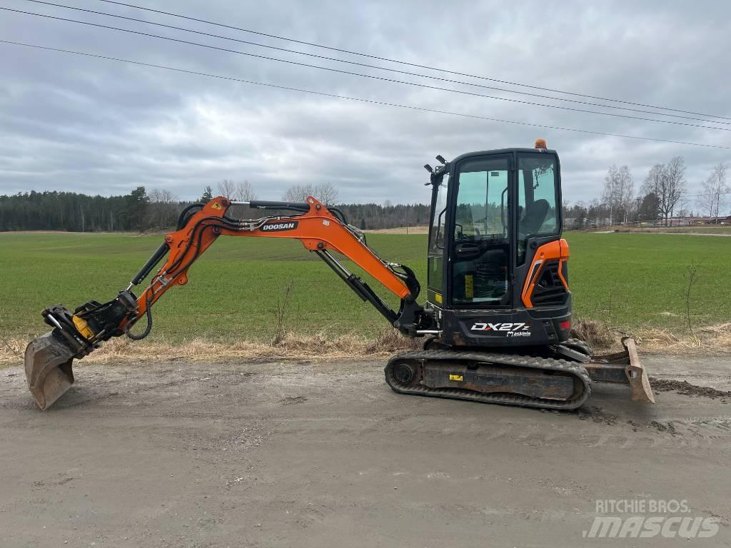 Doosan DX27 Mini rýpadla < 7t