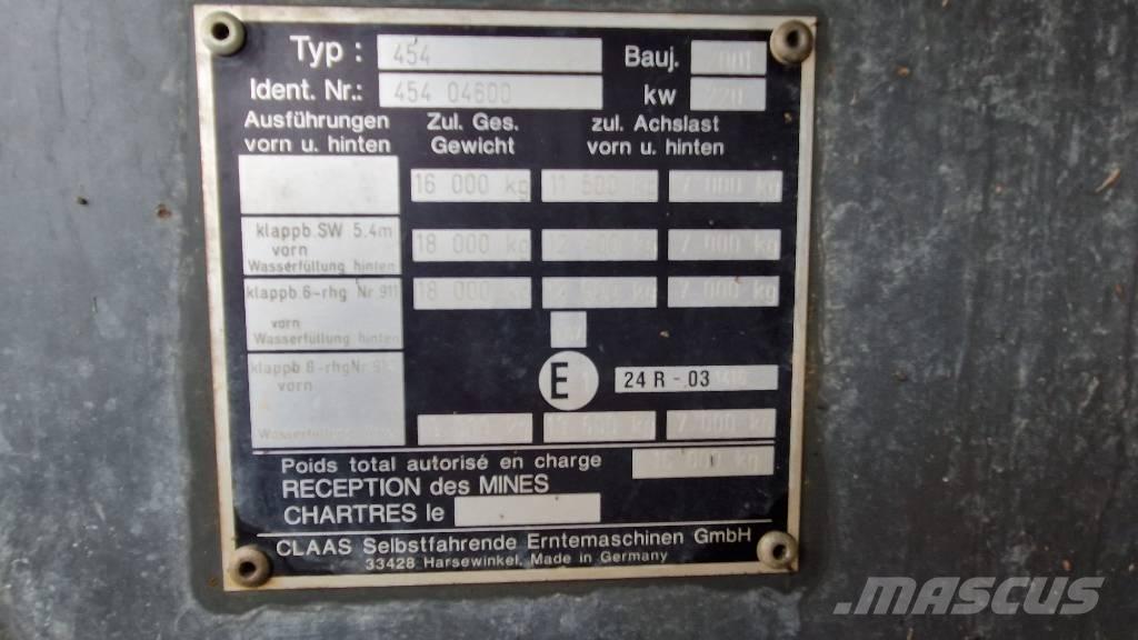 CLAAS lexion 460 Sklízecí mlátičky